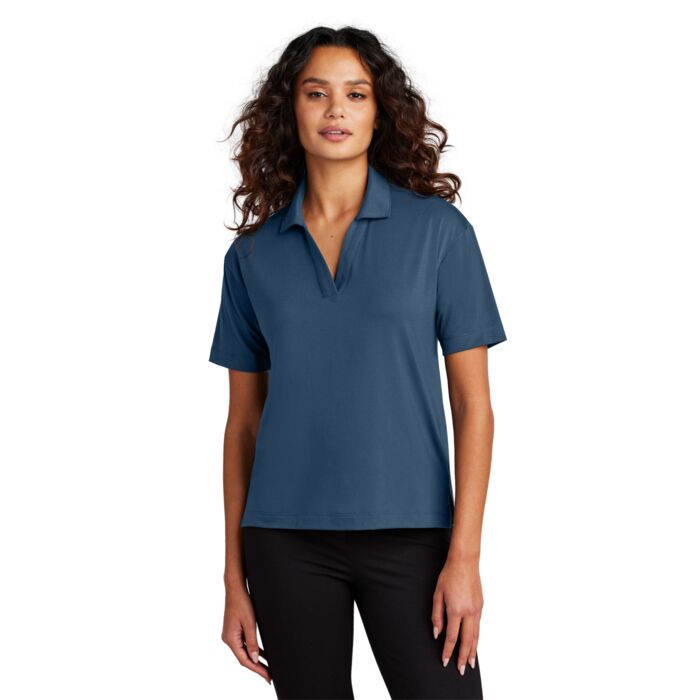 Women's Stretch Jersey Polo Thumbnail