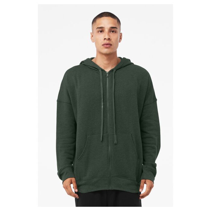 Unisex Sponge Fleece DTM Full-Zip Hooded Sweatshirt Thumbnail