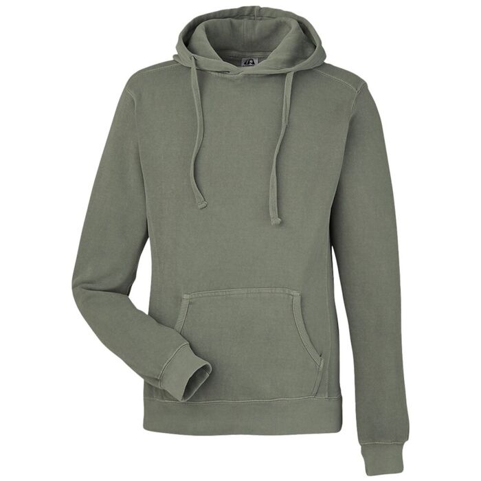 Unisex Pigment-Dyed Fleece Hooded Sweatshirt Thumbnail