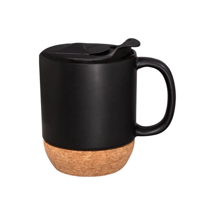 14oz Ceramic Mug With Cork Base Thumbnail