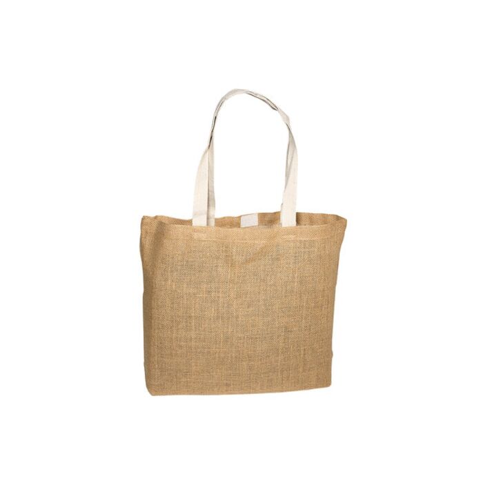 Eco-Green Jute Tote Bag Thumbnail