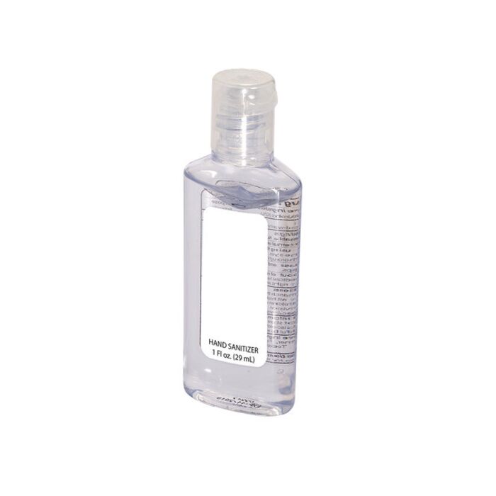Hand Sanitizer In Oval Bottle 1oz Thumbnail