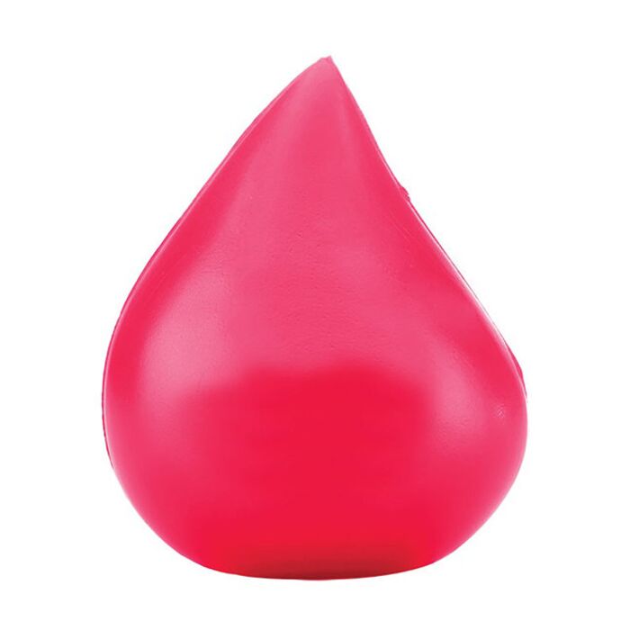 Red Blood Drop Shape Stress Ball Thumbnail