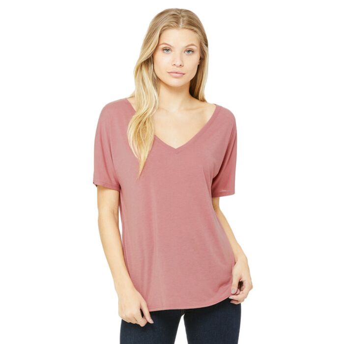 Ladies' Slouchy V-Neck T-Shirt Thumbnail