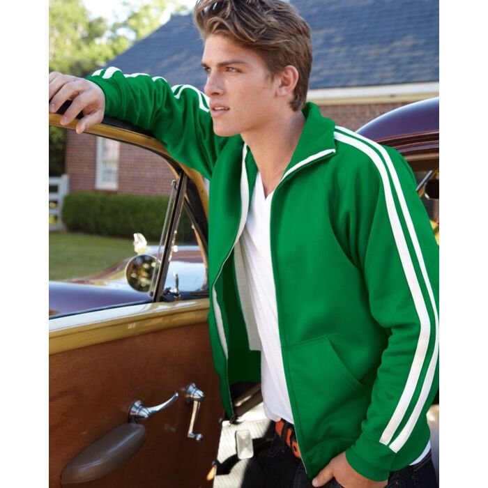 Men's Vintage Polyester Fleece Track Jacket Thumbnail