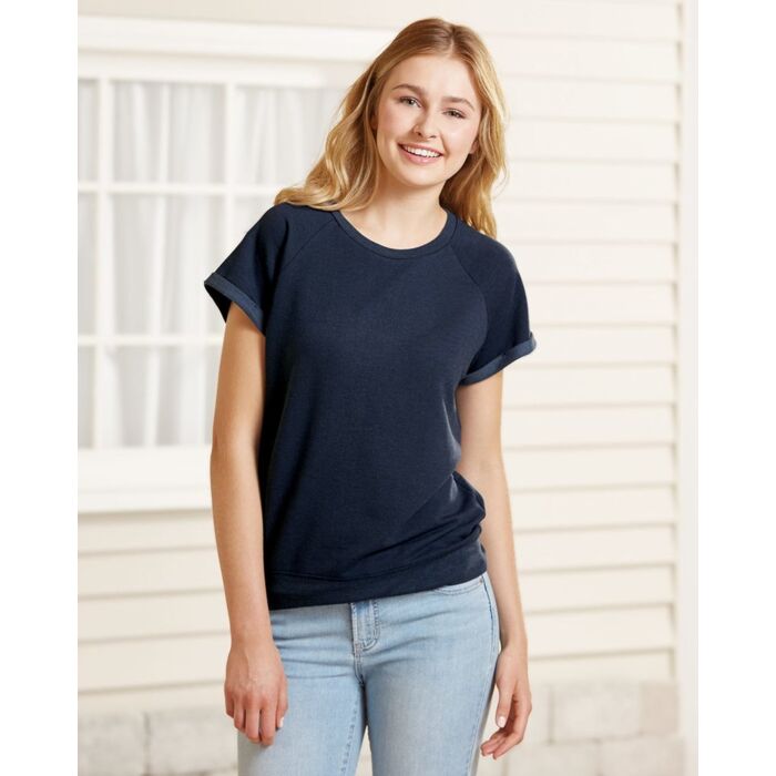 Women's Sweetheart French Terry Pullover Thumbnail