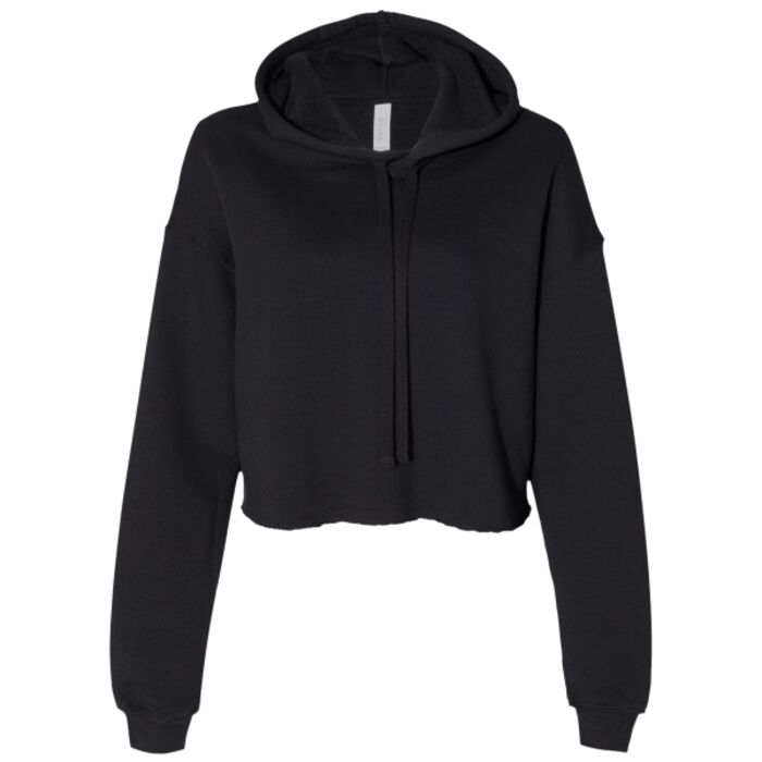 Women's Crop Fleece Hoodie Sweatshirt Thumbnail