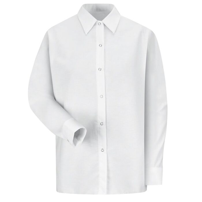 Women's Long Sleeve Specialized Pocketless Poplin Work Shirt Thumbnail