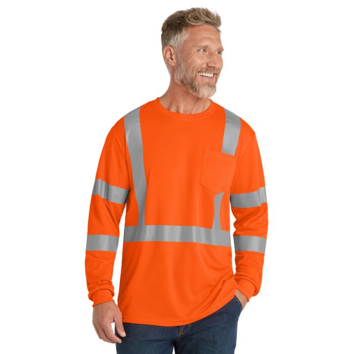 Ansi 107 Class 3 Mesh Long Sleeve Tee Thumbnail