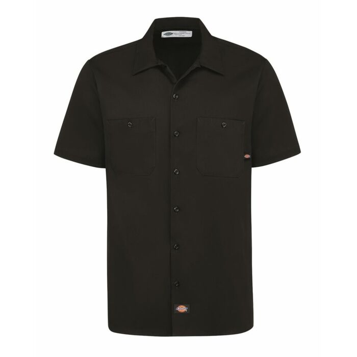 Men's Industrial Short Sleeve Cotton Work Shirt Thumbnail