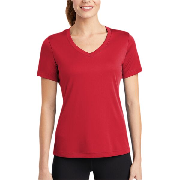Ladies PosiCharge ® Competitor V Neck Tee Thumbnail