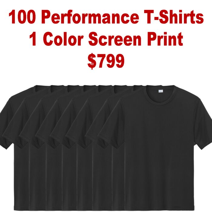 100 Performance T-Shirts $799 Thumbnail
