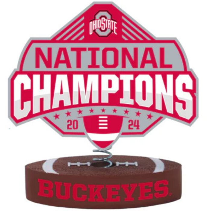 Ohio State Buckeyes 2024 CFP National Champions Logo Bobble Thumbnail