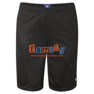 Polyester Mesh 9" Shorts with Pockets Thumbnail
